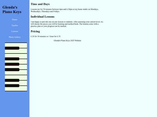 KeysLesson screenshot