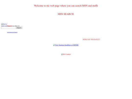 Homepage screenshot