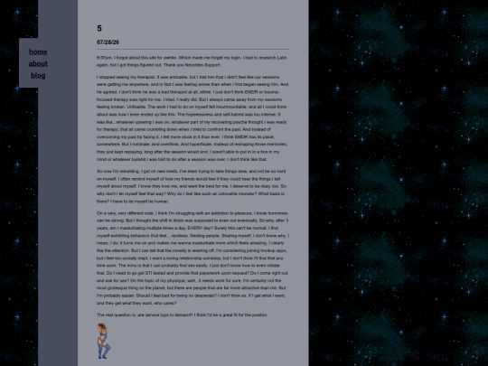 blog screenshot