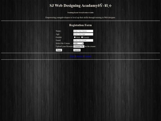 Sj Web/Sjregister screenshot
