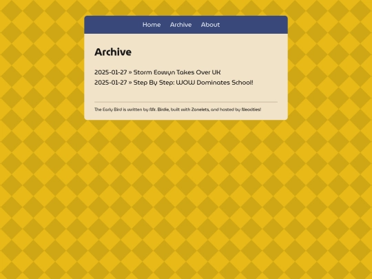 archive screenshot