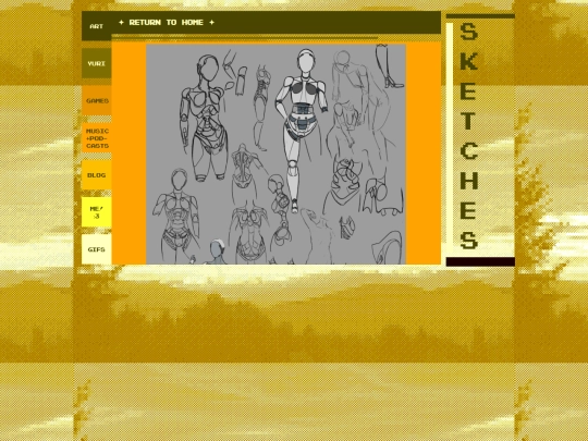 art-page-sketches screenshot