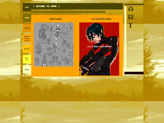 art-page screenshot