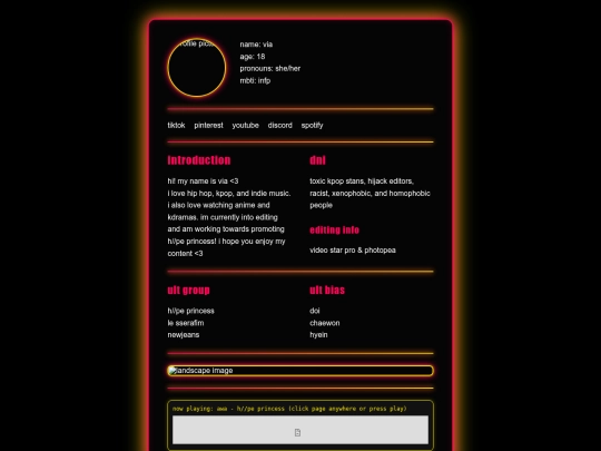 index screenshot