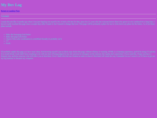 Dev-Log screenshot