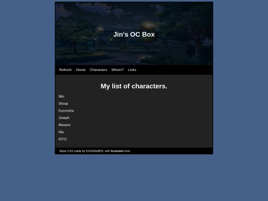 OCs/characters screenshot