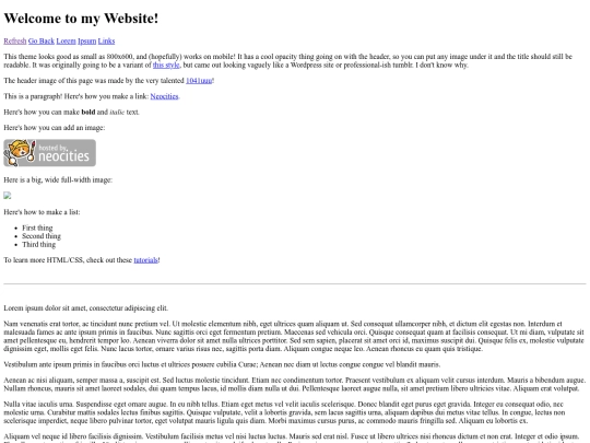 headeropacitytest screenshot