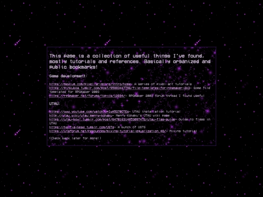 links screenshot