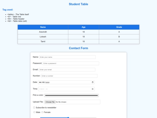 index screenshot