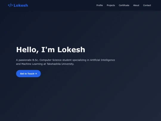 loki-Portfolio/portfolio screenshot
