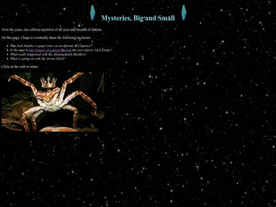mysteries screenshot