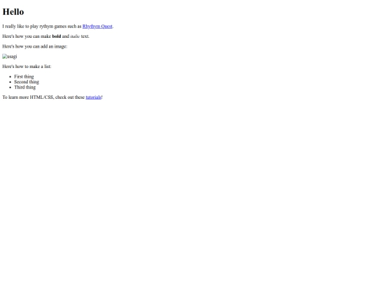 index screenshot