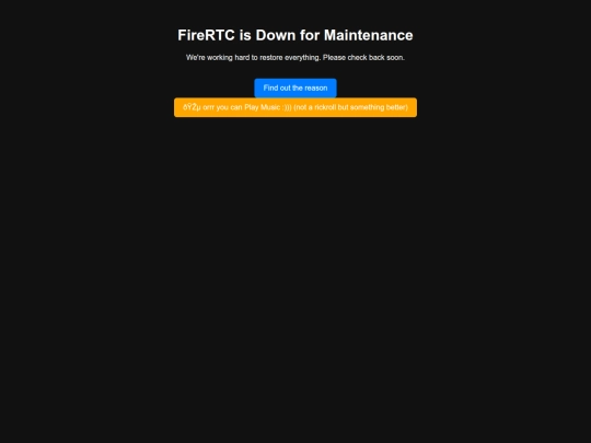 maintenance screenshot