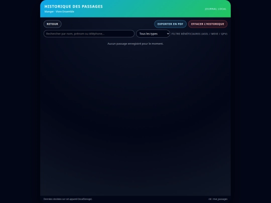 historique screenshot