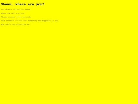 amessage screenshot