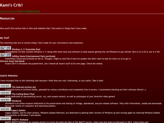 resources screenshot