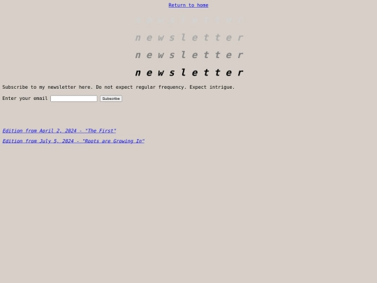 lowrysidenewsletter screenshot