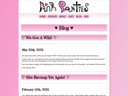 blog screenshot