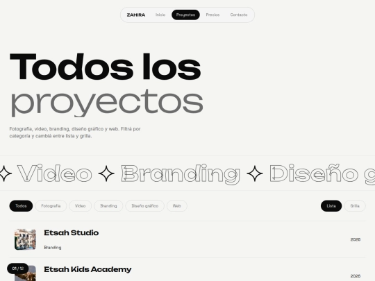 proyectos screenshot