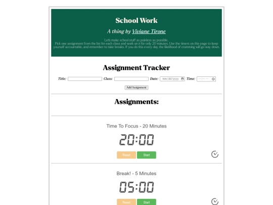 class screenshot
