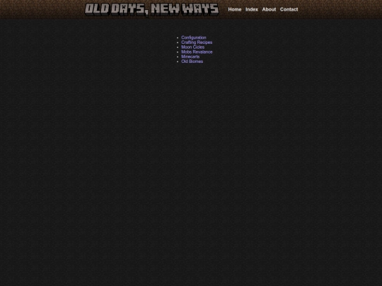 C/wiki/OldDays_NewWays/wiki-index screenshot
