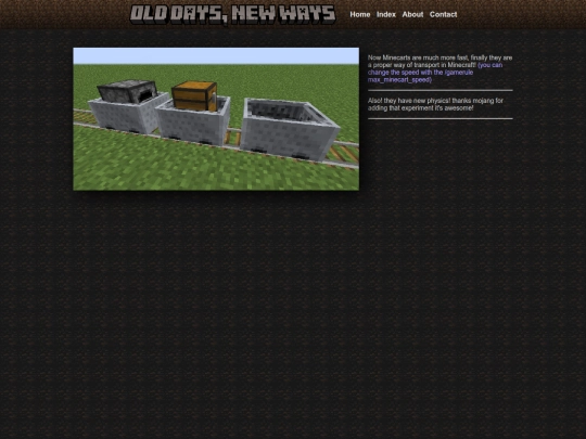C/wiki/OldDays_NewWays/wiki-section-minecarts screenshot