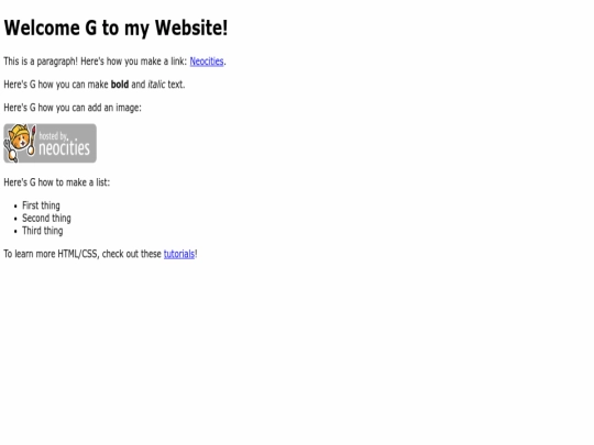 index screenshot