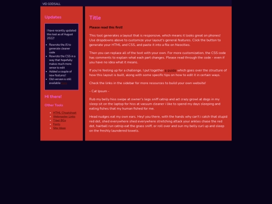 test screenshot