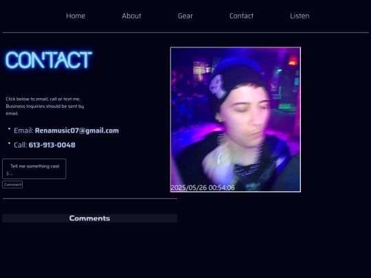 Contact screenshot