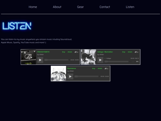 listen screenshot