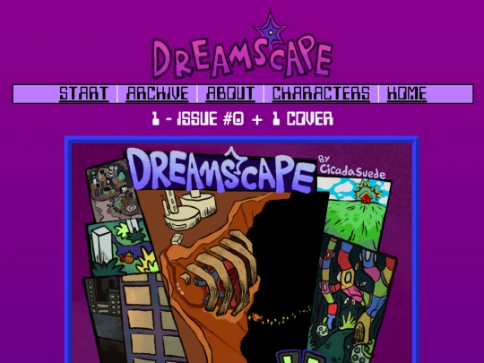 Cicadasuede/Dreamscape/Dreamscape Comic Pages/rarebit-1.5 screenshot