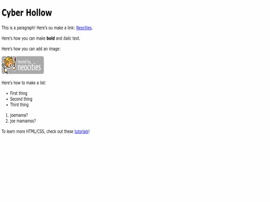 index screenshot