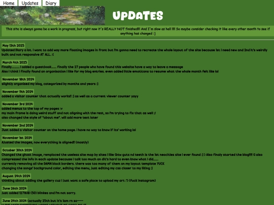 Updates screenshot
