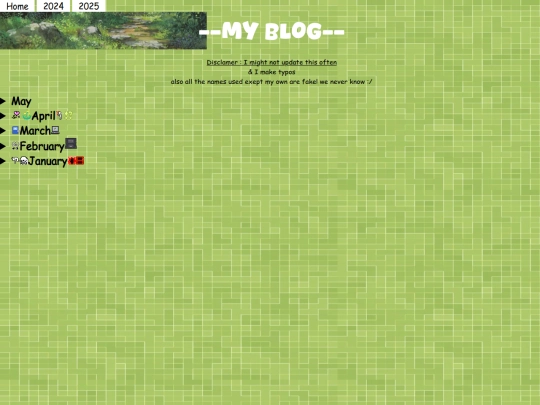 blog2025 screenshot
