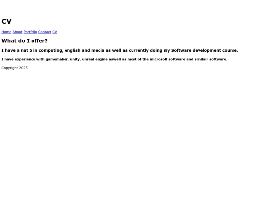 cv screenshot