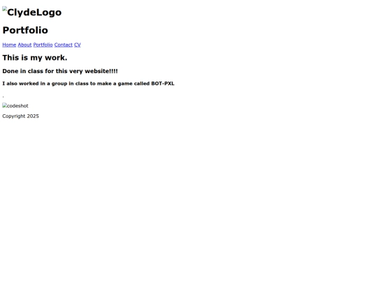 portfolio screenshot