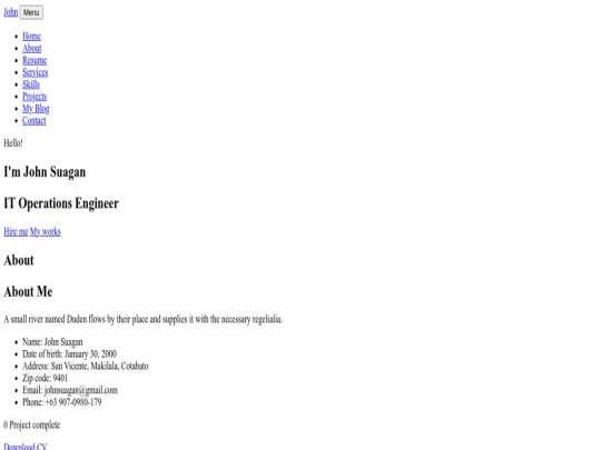 index screenshot