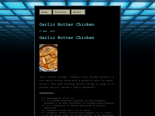 posts/2023-03-27-Garlic-Butter-Chicken screenshot