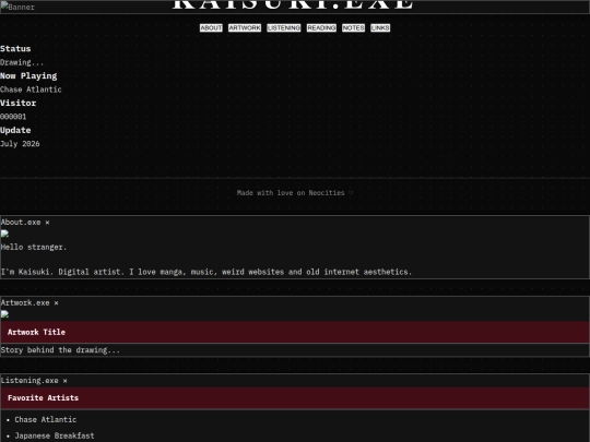 index screenshot