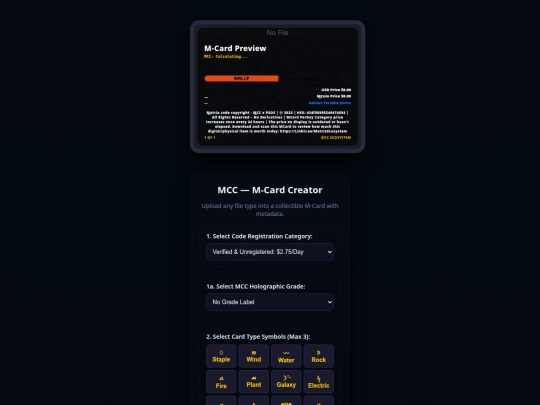 Aaa3/MCC - Master MCard & Meta Card CreatorT111  screenshot