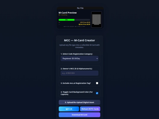 Cards/MC --- M.DCTC Card Creator.Online king50 screenshot