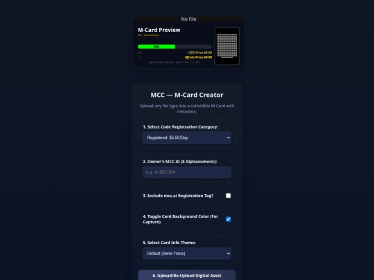 Cards/MCC.DCTC Card Creator.Online¹²²  screenshot