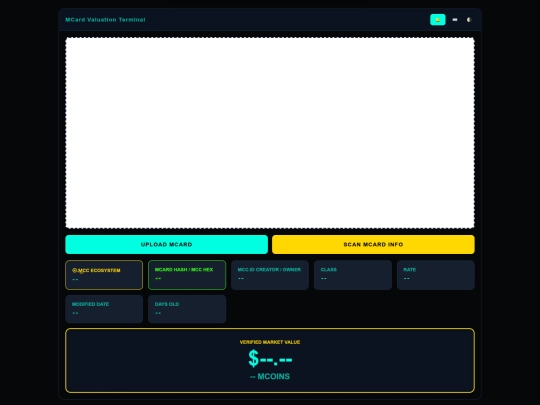 Cards/MCard Valuation Terminal & Reader king  screenshot