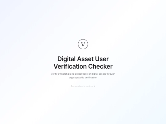 Check in /Master Asset - Verification Checker ON6 screenshot
