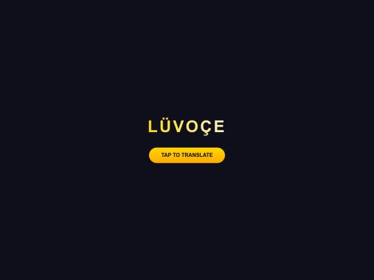 Luvéa Language./Lüvoçe Echo screenshot