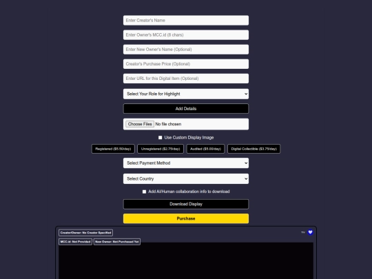 MCC•••METADATA & PURCHASE W Qr Code 5 screenshot