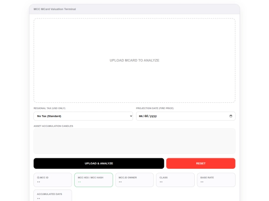 Mcard Valuation Terminal /MCard Valuation Reader - no cam king2  screenshot
