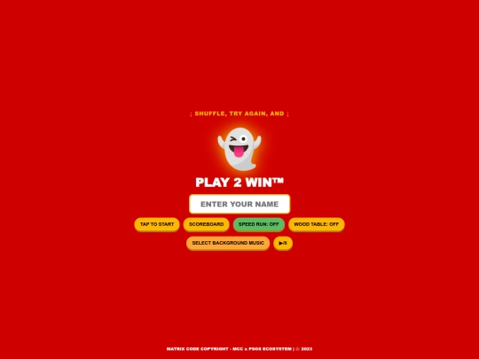 Play 2 Win! Original Card Game/Play /PLAY 2 WIN - Backup File_Original screenshot