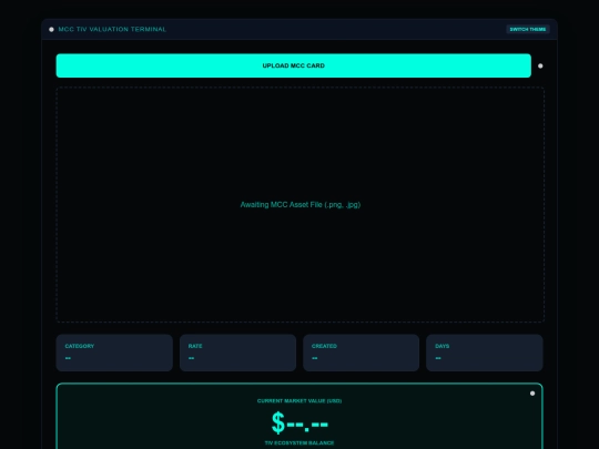 Seller and viewer /MCC --- MCard Reader Valuation 2⁵online  screenshot