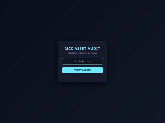 Testing /Matrix Asset to MCOIN screenshot